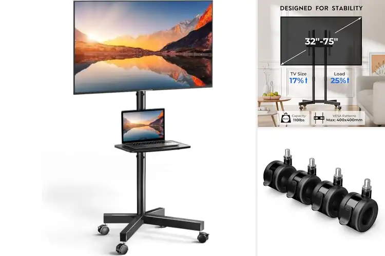 Detailed view of Best 360 Degree Caster TV Stands