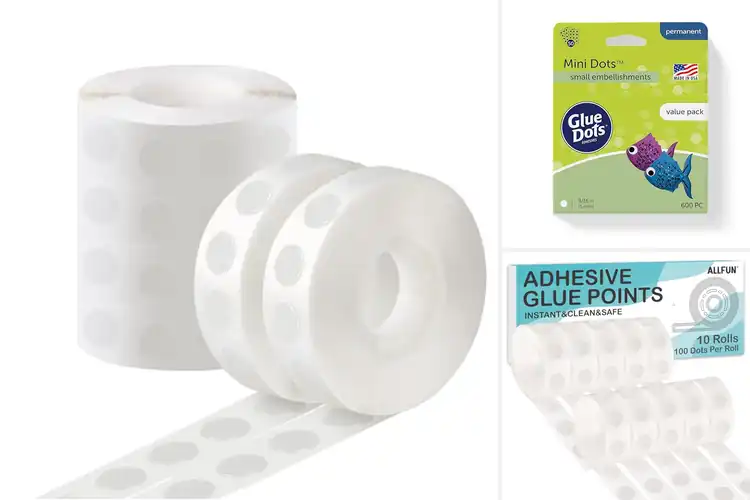 Detailed view of Best Adhesive Dot Packs for Strong, Clear Crafting