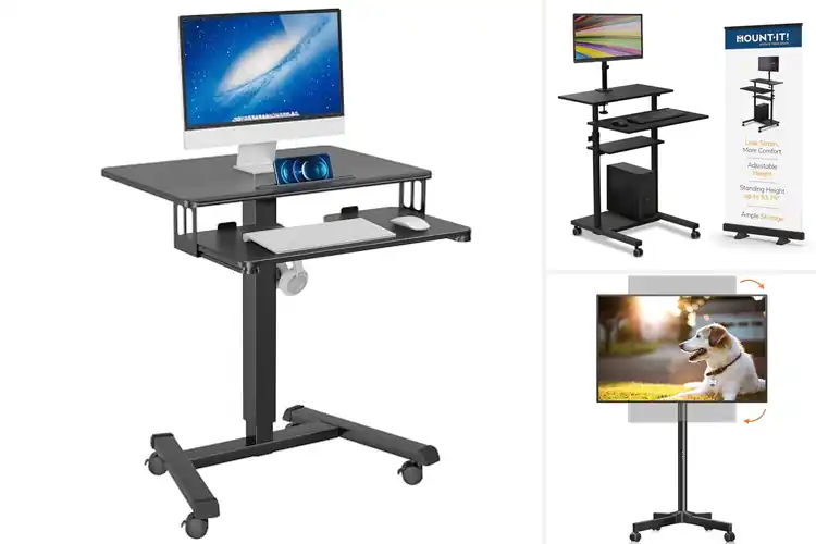 Detailed view of Best Adjustable Monitor Carts