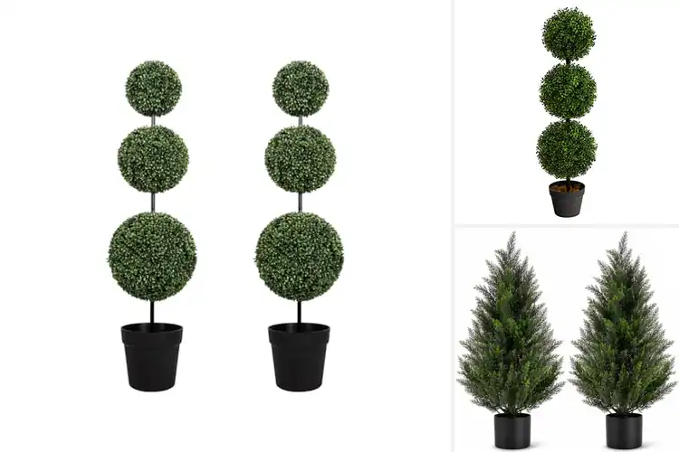 Detailed view of Best Artificial Topiaries: Effortless Elegance Anywhere