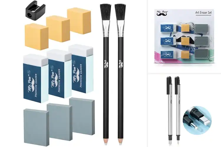 Detailed view of Best Artist Eraser Sets: Top 10 Picks for Flawless Creations