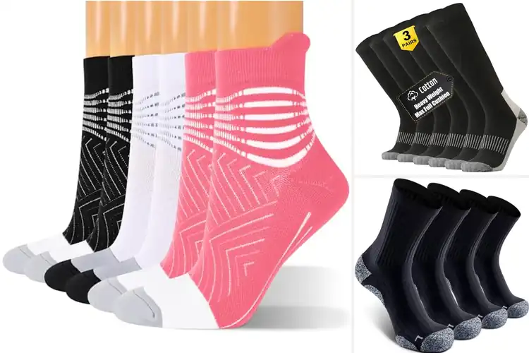 Detailed view of Best CalfSupport Cushioned Socks