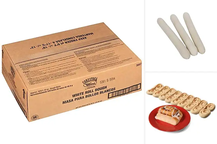 Detailed view of Best Case White Roll Doughs