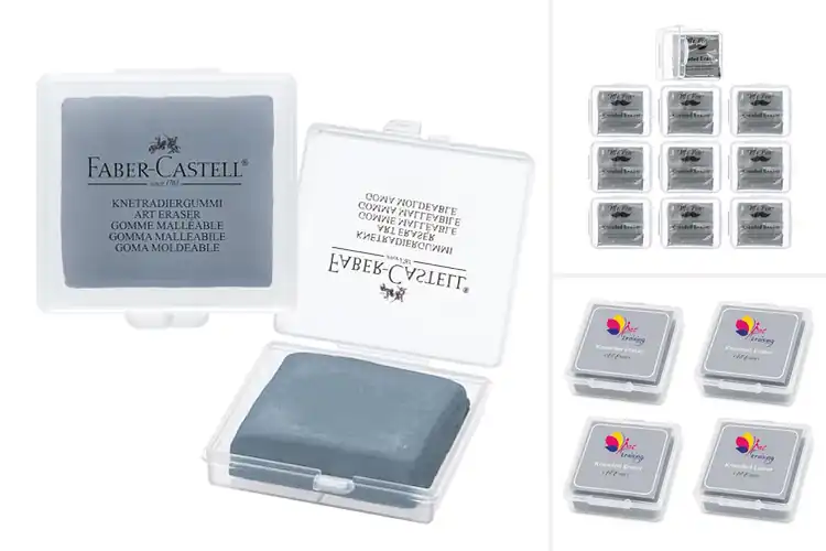Detailed view of Best Charcoal Erasers With Cases