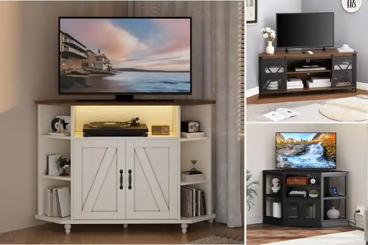 Detailed view of Best Corner TV Stands: Top 10 Stylish & Space-Saving Picks