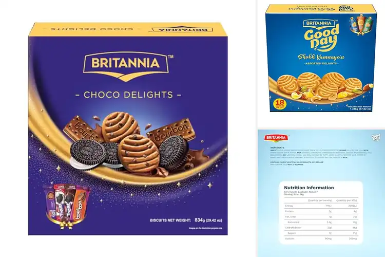 Detailed view of Best Corporate Gift Britannia Cookies Pack