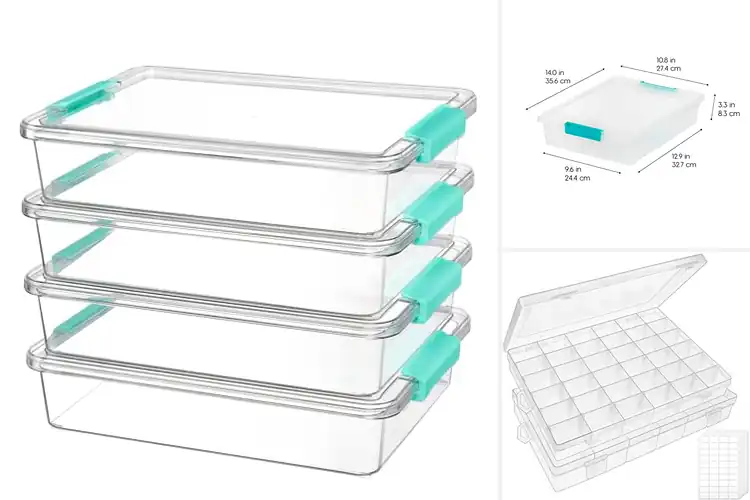 Detailed view of Best Craft Storage Boxes: Organize Your Creativity with Ease