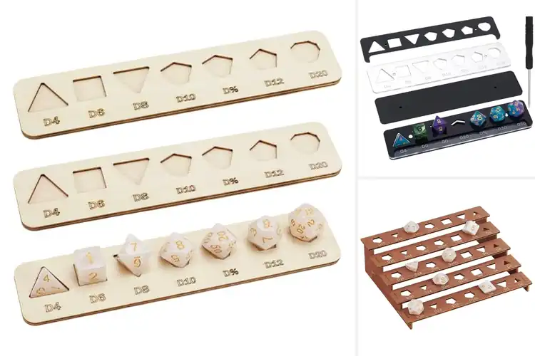 Detailed view of Best Dice Display Trays