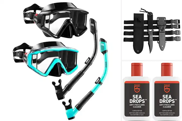 Detailed view of Best Diving Gear: Dive Safely with Comfort & Clarity