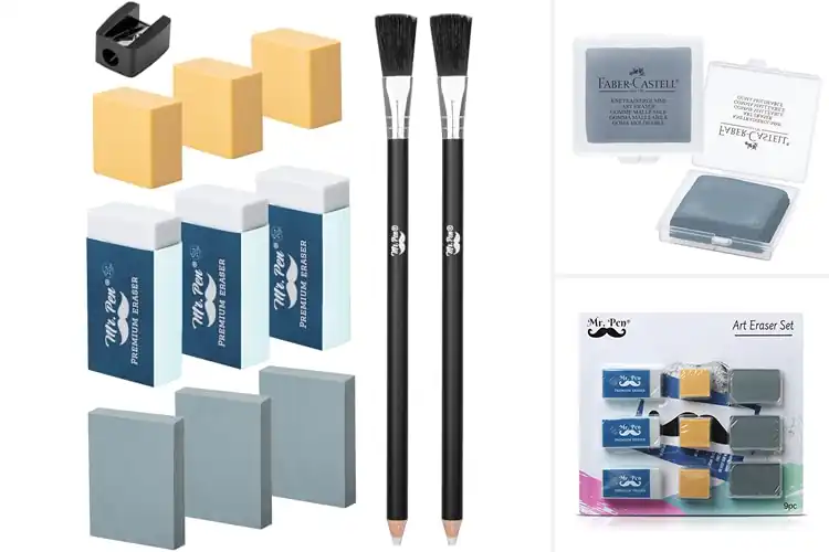 Detailed view of Best Eraser Sets For Artists