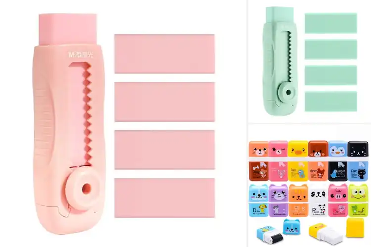 Detailed view of Best Erasers With Cases