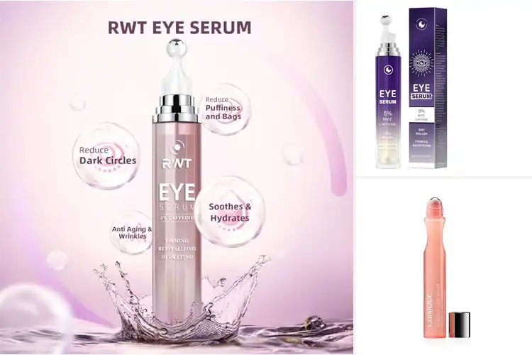 Detailed view of Best Eye Serums with Massage Rollers
