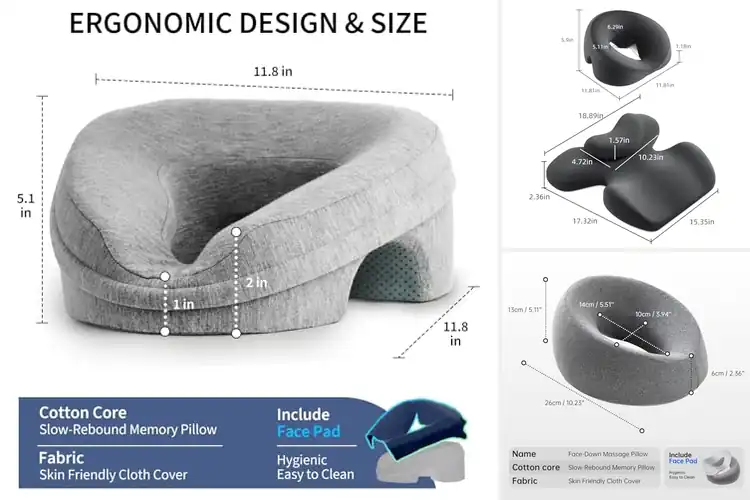 Detailed view of Best Face Down Sleep Supports