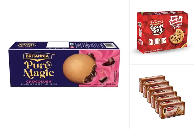 Detailed view of Best Flavor Burst Britannia Chocolate Cookies