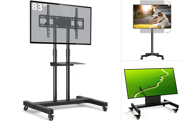 Detailed view of Best Floor Monitor Carts: Move & View Anywhere