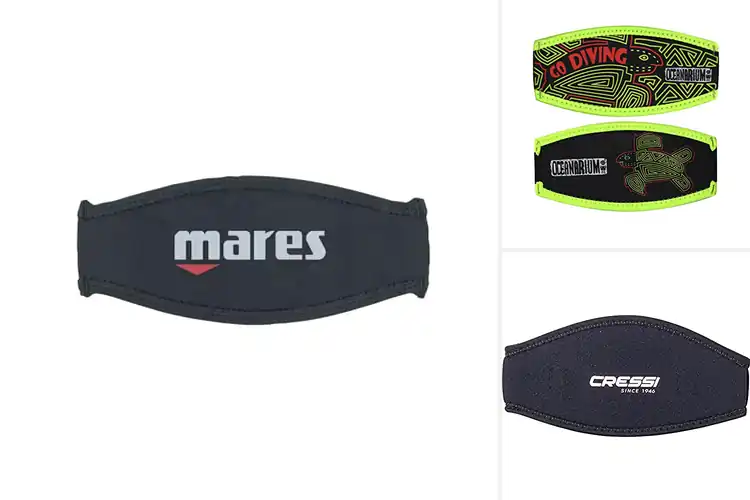 Detailed view of Best Freediving Mask Strap Covers