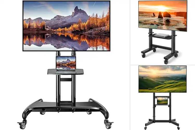 Detailed view of Best Heavy Duty Rolling TV Stands