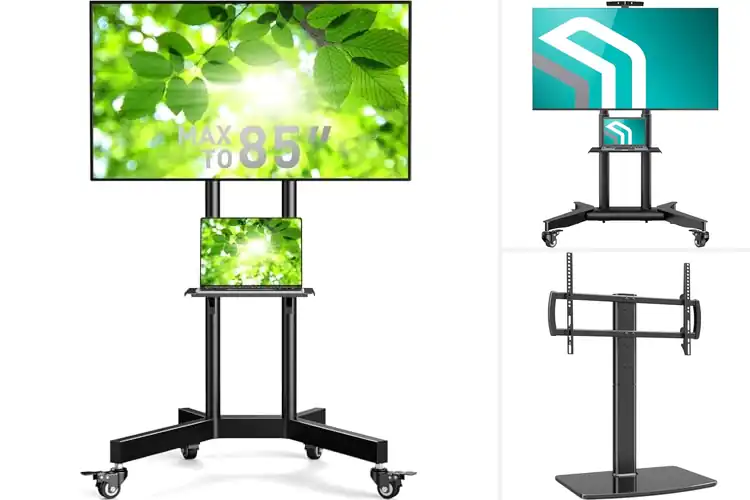 Detailed view of Best Heavy Duty TV Stand 132lbs
