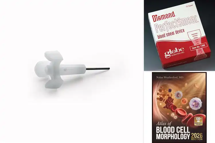 Detailed view of Best Hematology Blood Smears