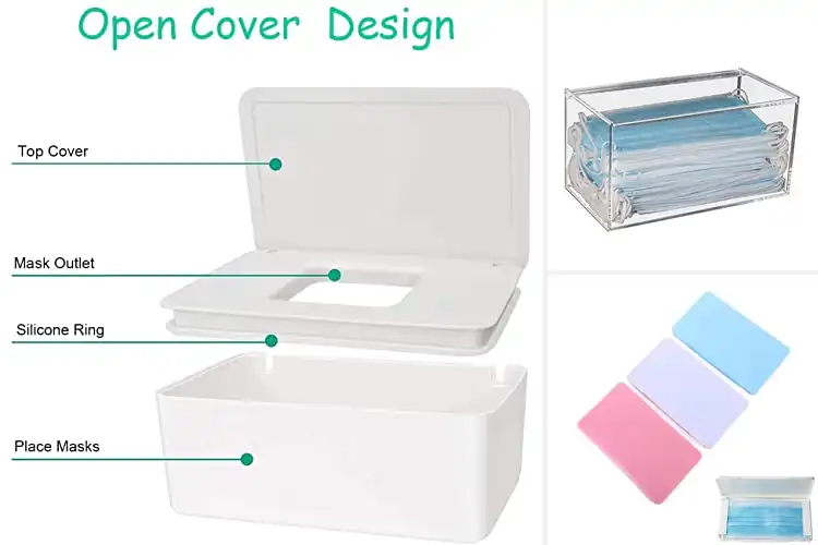 Detailed view of Best Home Mask Containers