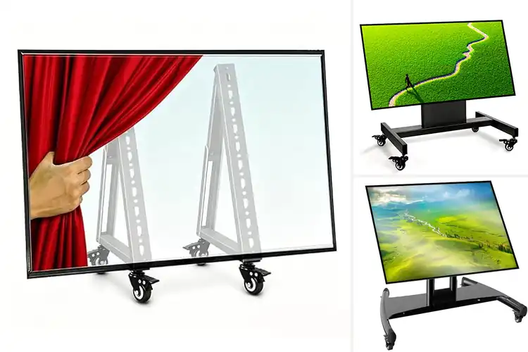 Detailed view of Best Low Profile Rolling TV Carts for Smooth, Steady Viewing