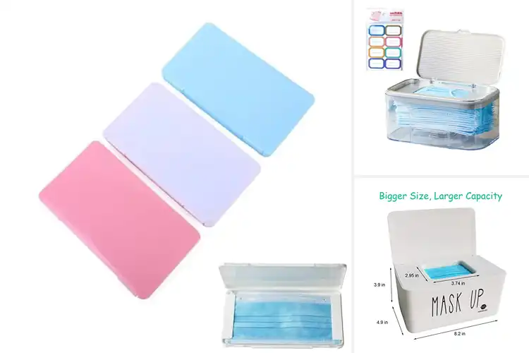 Detailed view of Best Mask Storage Box