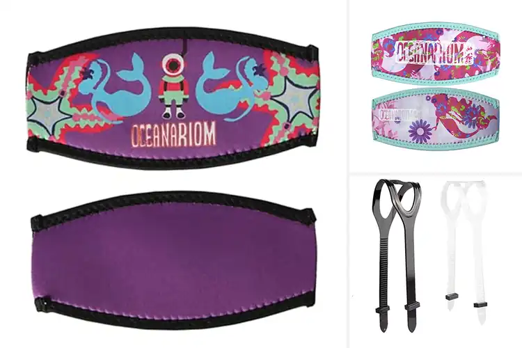 Detailed view of Best Mermaid Swimming Mask Straps