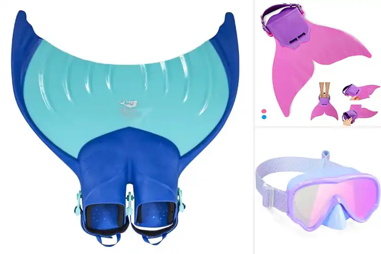 Detailed view of Best Mermaid Swimming Straps: Safe & Fun Kids’ Swim Gear