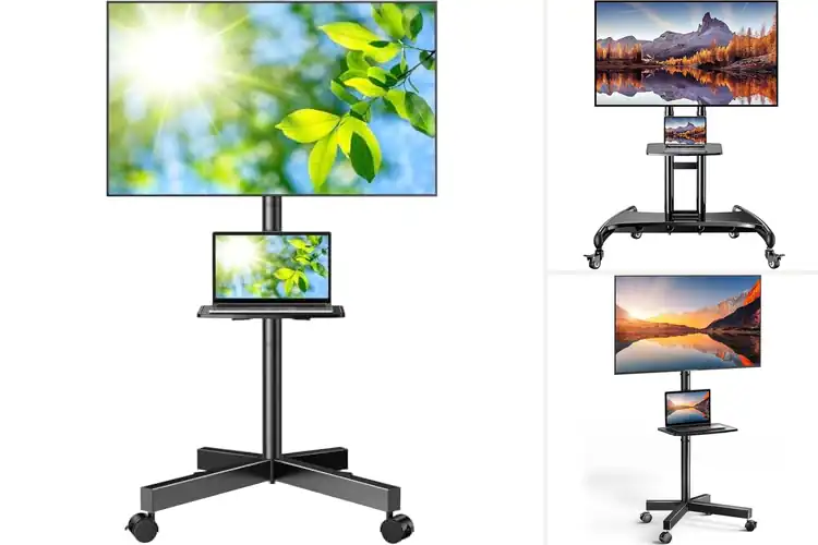 Detailed view of Best Mobile TV Cart: Move Your TV Anywhere with Ease