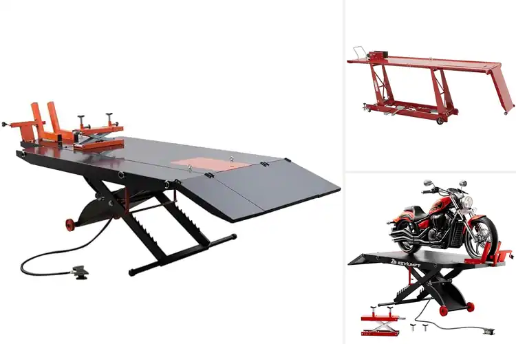 Detailed view of Best Motorcycle Lift Tables