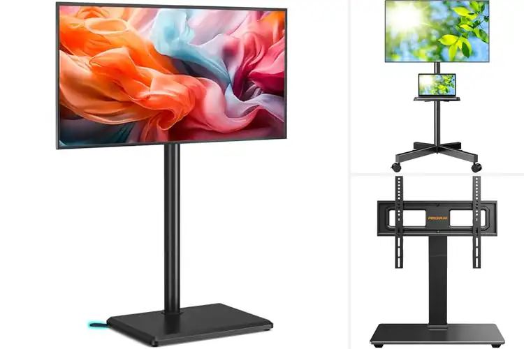 Detailed view of Best Multi-Use TV Stands: Smart Storage & 75” Support