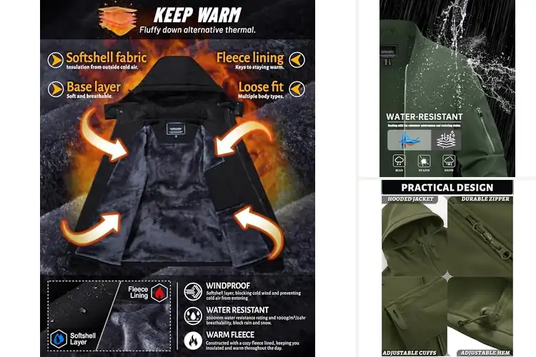 Detailed view of Best Outdoor Jackets