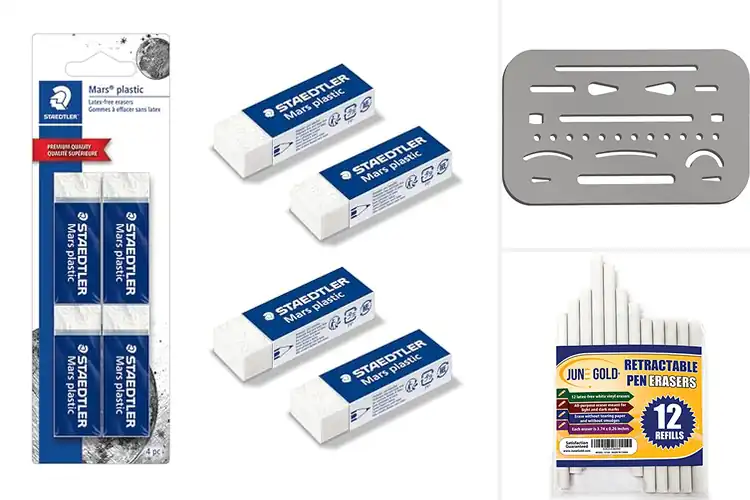 Detailed view of Best Precise Erasing Erasers