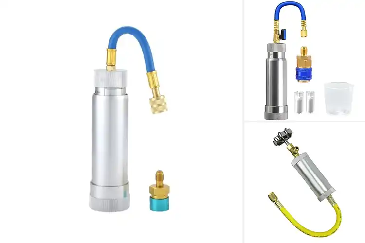 Detailed view of Best Quick Connect Refrigerant Oil Refill Systems