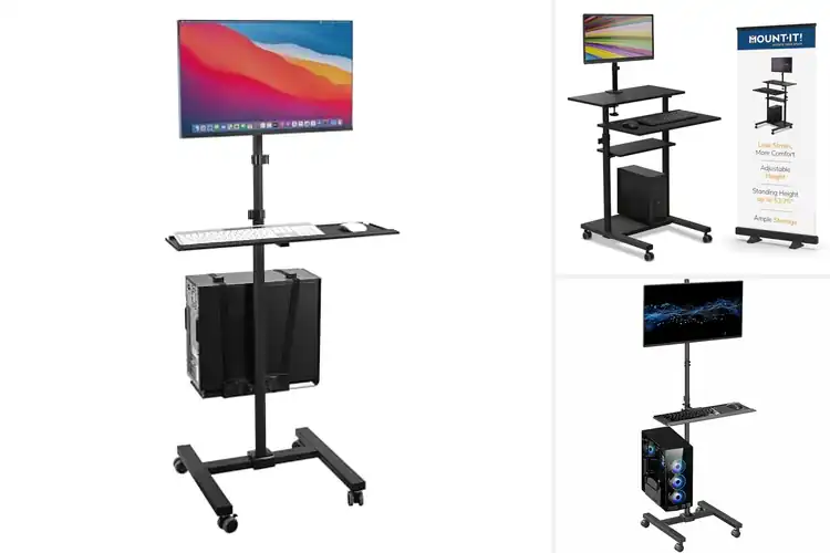 Detailed view of Best Rolling Monitor Carts for Smooth, Efficient Workflows