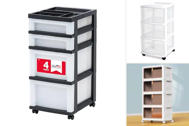 Detailed view of Best Rolling Storage Drawers