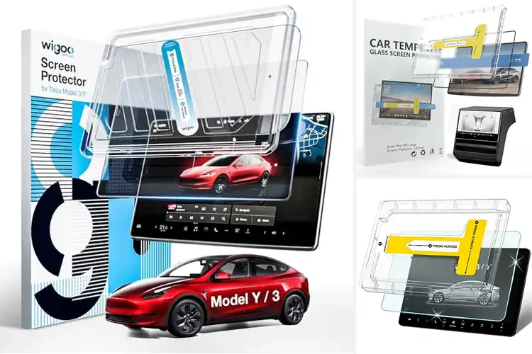 Detailed view of Best Screen Protector Alignment Kits For Tesla