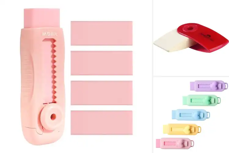 Detailed view of Best Sleeve Covered Erasers