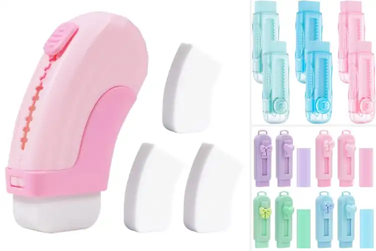 Detailed view of Best Sleeve Protected Erasers