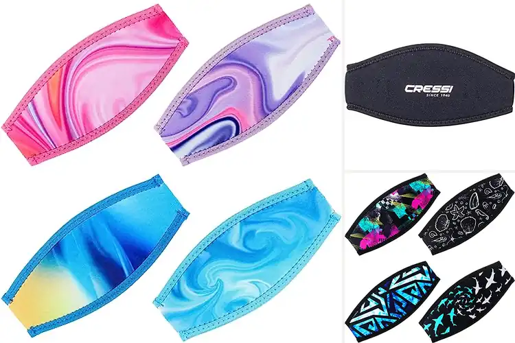 Detailed view of Best Snorkel Mask Strap Covers for Comfy, Smooth Swimming
