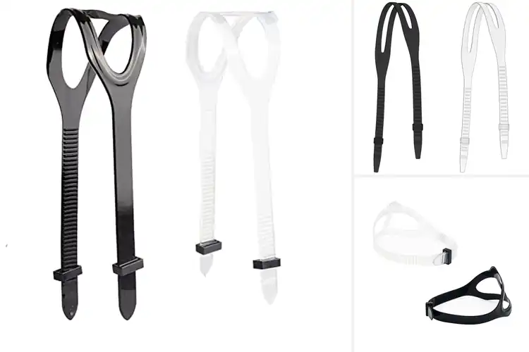 Detailed view of Best Swim Mask Straps