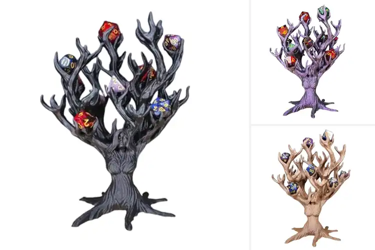 Detailed view of Best Tree Goddess Dice Trays