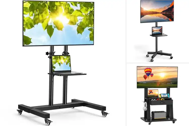 Detailed view of Best TV Carts with Brakes
