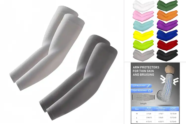 Detailed view of Best Value Two Tone Arm Sleeves