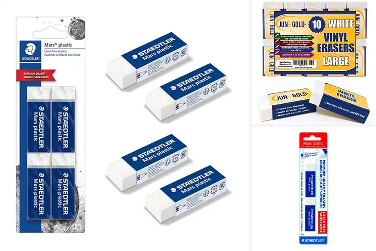Detailed view of Best Vinyl Erasers: Erase Cleanly with Precision & Ease
