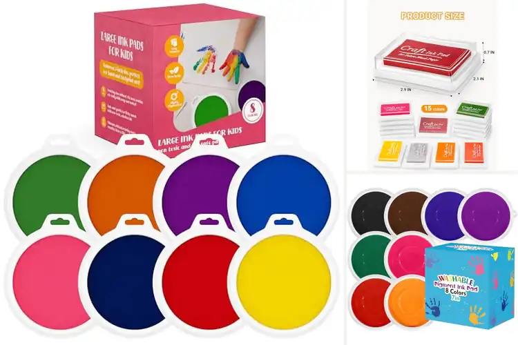 Detailed view of Best Washable Ink Pads: Safe, Fun Creativity for Kids
